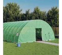 Tuinkas met stalen frame 84 mÂ² 14x6x2,85 m groen3188110