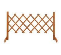 vidaXL Tuinlatwerk 120x60 cm massief vurenhout oranje314822 G