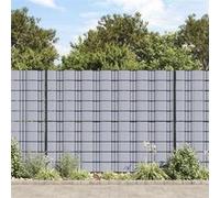 vidaXL Brise-vue PVC 70 x 0,19 m Résistant aux intempéries Gris clair mat