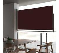 vidaXL Tuinscherm uittrekbaar 160x300 cm bruin48349 Marron G