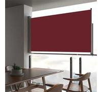 vidaXL Tuinscherm uittrekbaar 160x300 cm rood48351 Rouge G