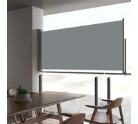 vidaXL Marquise latérale extensible 60×300 cm Résistant aux UV Gris
