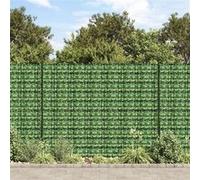 vidaXL Tuinschermen 4 st 35x0,19 m PVC groen147851 Vert G