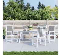 vidaXL Tuinstoelkussen lage rug 4 st oxford stof antraciet47551 Gris G