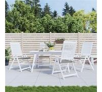 vidaXL Tuinstoelkussens 4 st 50x50x3 cm oxford stof grijs314040 Gris G