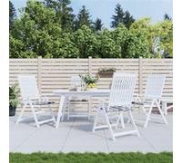 vidaXL Tuinstoelkussens 4 st 50x50x3 cm oxford stof ruitpatroon grijs314072 Multicolore G
