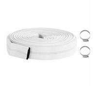 vidaXL Tuyau d’Incendie Plat en PVC 20 m, 1 Pouce, Renforcé et Enroulable