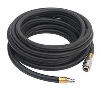 Luchtslang hybride 0,6'' 2 m rubber en pvc zwart154491
