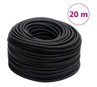 vidaXL Tuyau d'air hybride noir 0,6" 20 m caoutchouc et PVC