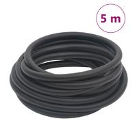 vidaXL Tuyau d'air hybride noir 0,6" 5 m caoutchouc et PVC, tuyau de compresseur d'air, tuyau pneumatique, tuyau d'air en caoutchouc