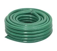 vidaXL Tuyau d'arrosage avec kit d'accouplement vert 0,75" 100 m PVC