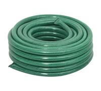 vidaXL Tuyau d'arrosage avec kit d'accouplement vert 0,75" 30 m PVC