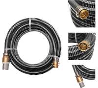 vidaXL Tuyau d'aspiration avec raccords en laiton 7 m 25 mm noir - Tuyaux d'arrosage