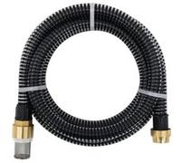 vidaXL Tuyau d'aspiration PVC 1,1" 15 m avec raccords en laiton noir