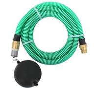 vidaXL Tuyau d'aspiration avec raccords en laiton vert 1,1" 10 m PVC
