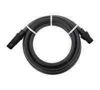vidaXL Tuyau d'Aspiration avec Raccords en PVC Pompe de Jardin Tuyau d'Arrosage Installations d'Eau Domestique Filtres à Eau Noir 1" 4 m PVC