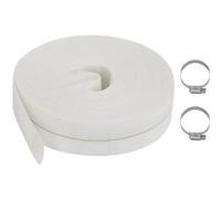 vidaXL Tuyau plat 50 m 1,5" PE 151805 Blanc G