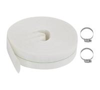 vidaXL Tuyau Plat PE Blanc 50 m