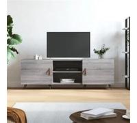 vidaXL Tv-meubel 150x30x50 cm bewerkt hout grijs sonoma eikenkleurig829074 Gris G