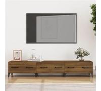 vidaXL Tv-meubel 150x34,5x30 cm bewerkt hout bruin eikenkleur817512 Marron G