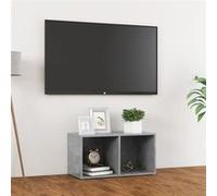 vidaXL Tv-meubel 72x35x36,5 cm bewerkt hout betongrijs805529 Gris G