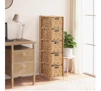vidaXL Unité de rangement avec 5 paniers 25,5x37x100 cm Jacinthe d'eau 245492