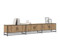 vidaXL Unites TV 2 pcs Chêne Artisanal 240 x 35 x 41 cm, Meuble TV Moderne, Rangement Mural rectangulaire, Meuble de Divertissement épuré pour Salon