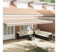 Vidaxl Valence D'auvent Pour Cadre De 6 M Beige 5,8x0,2 M