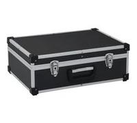 vidaXL Valise à outils 46 x 33 x 16 cm Noir Aluminium Noir G