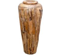 vidaXL Vase de décoration 40 x 80 cm Bois de teck solide