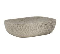 vidaXL Vasque à poser rectangulaire gris 48×37,5×13,5 cm céramique