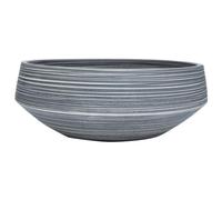 vidaXL Vasque à poser ronde grise Ø41 x 14 cm Céramique