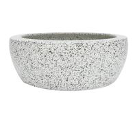 vidaXL Vasque à poser Rond Gris Ø41x14 cm Céramique