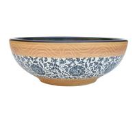 vidaXL Vasque à poser multicolore rond Φ41x14 cm céramique