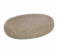 vidaXL Vasque à poser ovale sable 59x40x15 cm Céramique