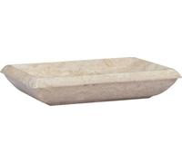 vidaXL Vasque Crème 50x35x10 cm Marbre