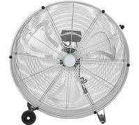 vidaXL Ventilateur à tambour Avec roue Argent 79 x 37 x 82 cm Aluminium