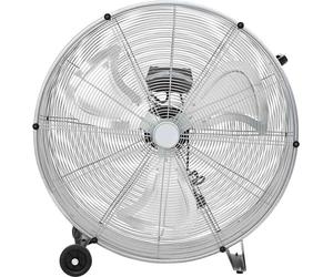vidaXL Ventilateur à tambour Avec roue Argent 79 x 37 x 82 cm Aluminium