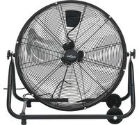 vidaXL Ventilateur à tambour industriel 60 cm 172,5 W noir