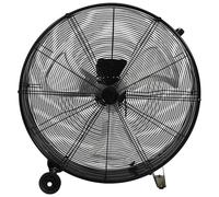vidaXL Ventilateur à tambour industriel 77 cm 187,7 W noir