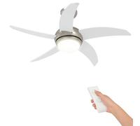 vidaXL Ventilateur de plafond avec lumière et télécommande Ø 110 cm