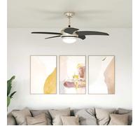 vidaXL Ventilateur de plafond avec lumière et télécommande Ø 110 cm - Design moderne - FR227