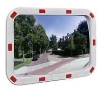 vidaXL Miroir de circulation convexe carré 40×60 cm avec réflecteurs