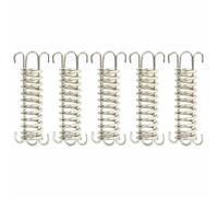 vidaXL Verrous à Ressort pour Voile d'ombrage 5 pcs Acier Inoxydable