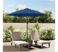 vidaXL Vervangingsdoek voor parasol 300 cm azuurblauw313799 G