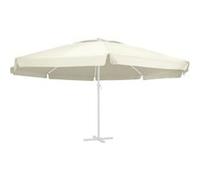 vidaXL Tissu de remplacement pour parasol 600 cm Sable