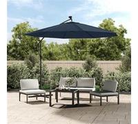 VidaXL Tissu de parasol de remplacement - 350 cm - Bleu