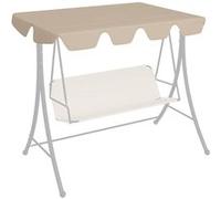 VidaXL Toit rechange balançoire - Beige