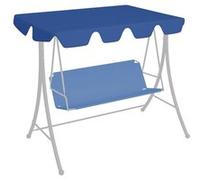 vidaXL Toit de Rechange de Balançoire Toit de Remplacement pour Balancelle Terrasse Jardin Extérieur Imperméable Bleu 150/130x105/70 cm