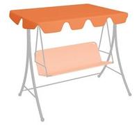 vidaXL Vervangingsluifel voor schommelbank 150/130x105/70 cm oranje312105 G